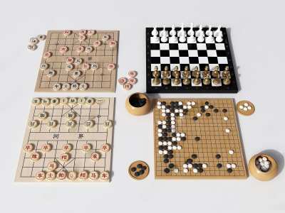 现代象棋3D模型下载